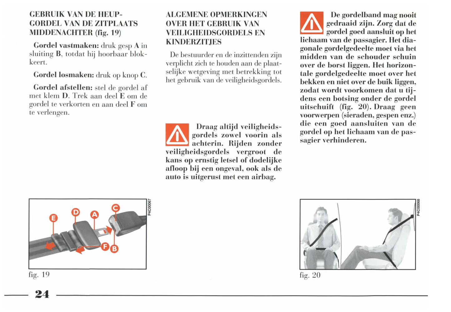 1996-2003 Lancia YPsilon Gebruikershandleiding | Nederlands