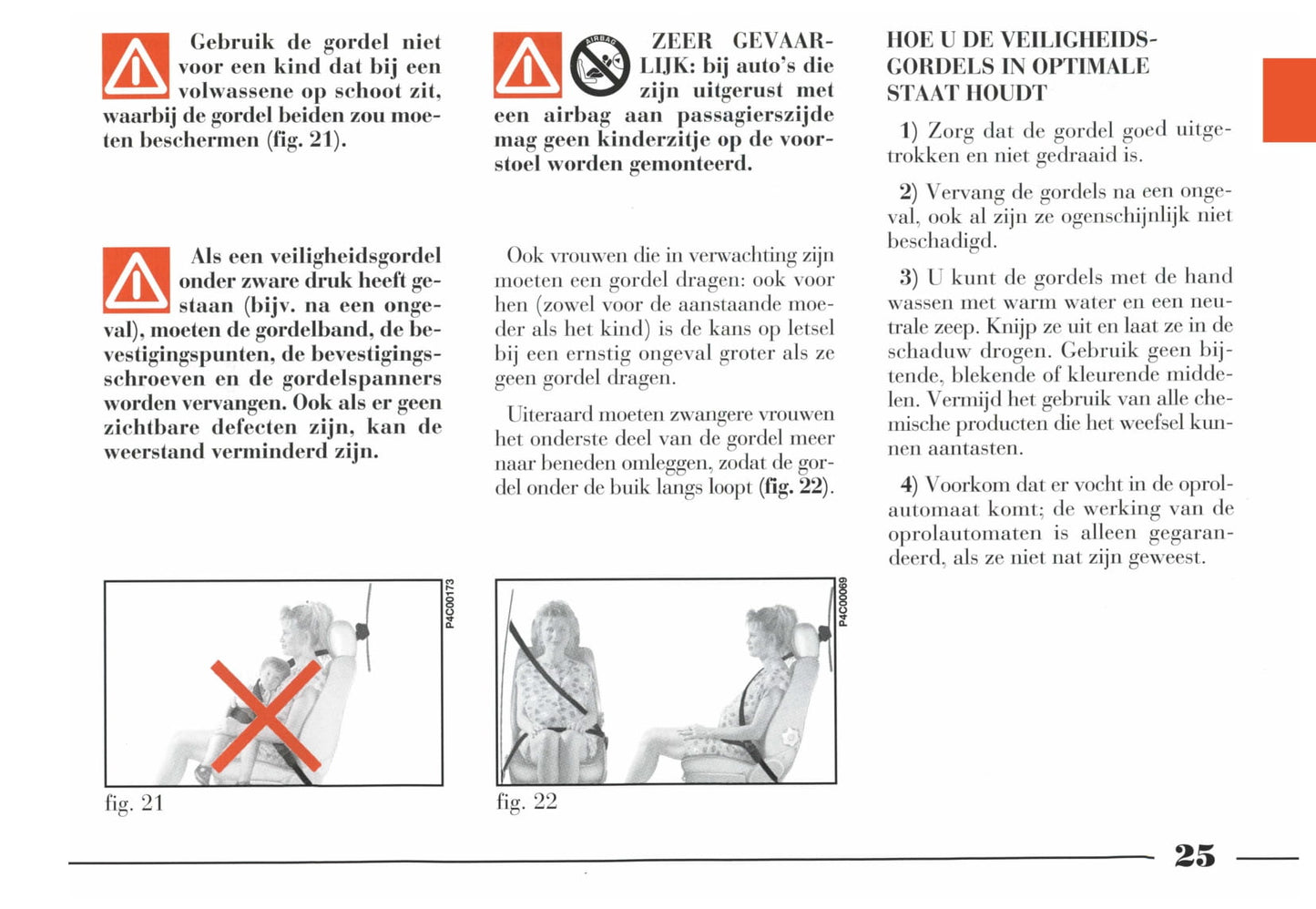 1996-2003 Lancia YPsilon Gebruikershandleiding | Nederlands