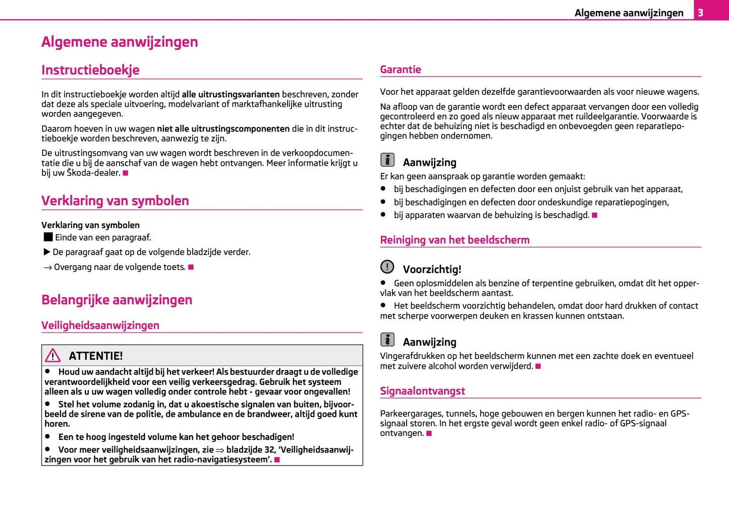 Skoda Columbus Radio Navigatie Systeem 2011