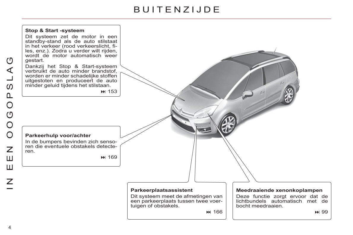 2011-2013 Citroën C4 Picasso/C4 Grand Picasso Owner's Manual | Dutch