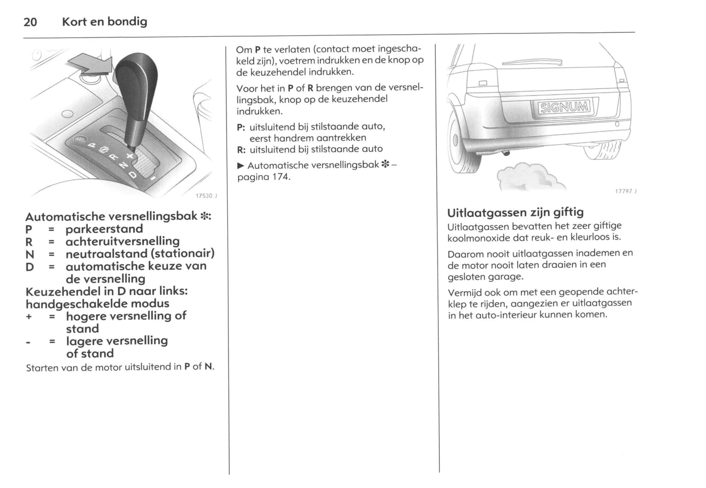 2003-2008 Opel Signum Manuel du propriétaire | Néerlandais