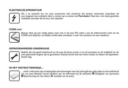 2000-2001 Fiat Ducato Gebruikershandleiding | Nederlands