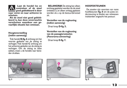 2000-2001 Fiat Ducato Gebruikershandleiding | Nederlands