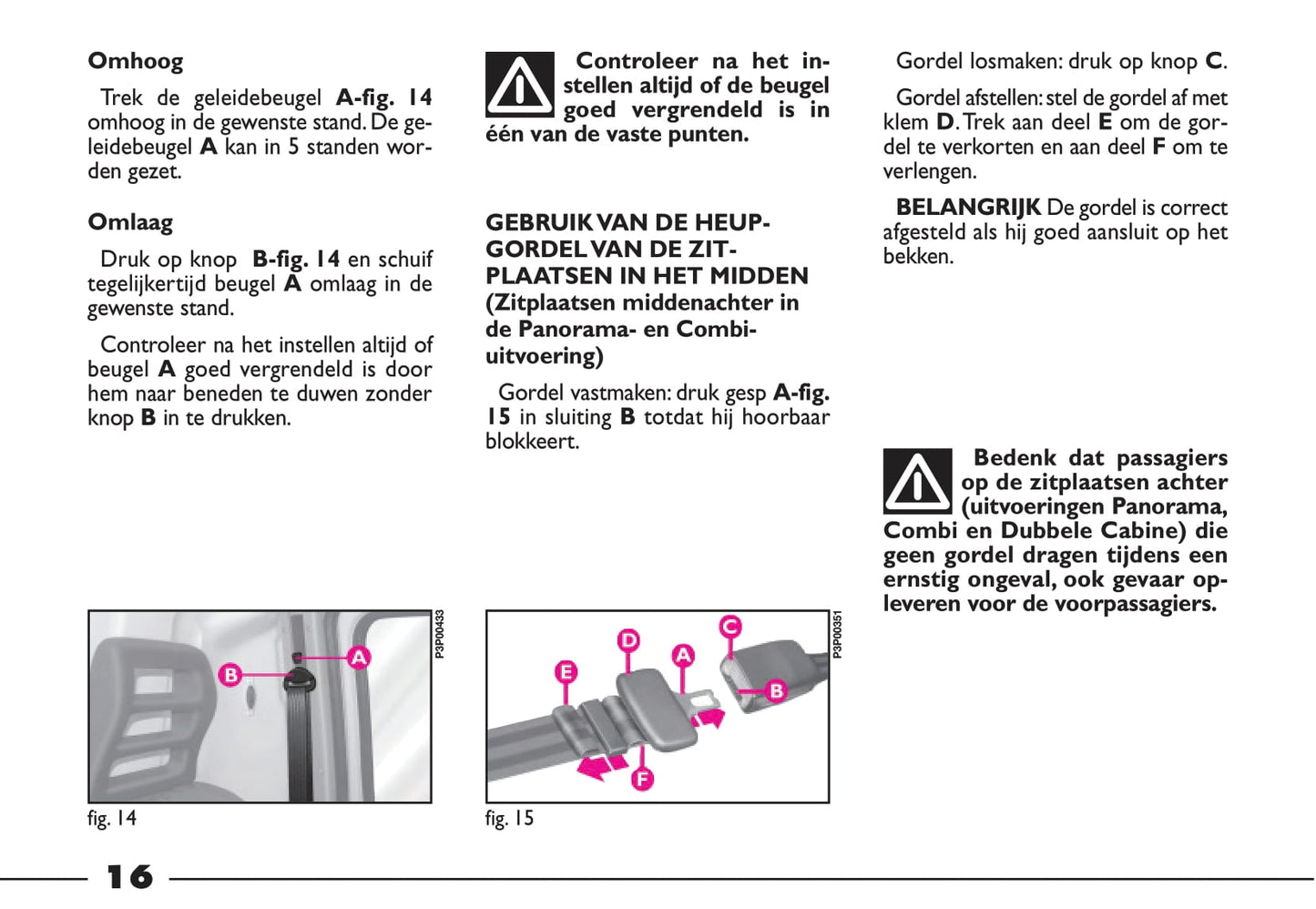 2000-2001 Fiat Ducato Gebruikershandleiding | Nederlands