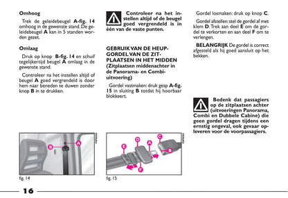 2000-2001 Fiat Ducato Gebruikershandleiding | Nederlands