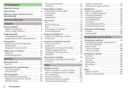 2017-2018 Skoda Fabia Owner's Manual | Dutch