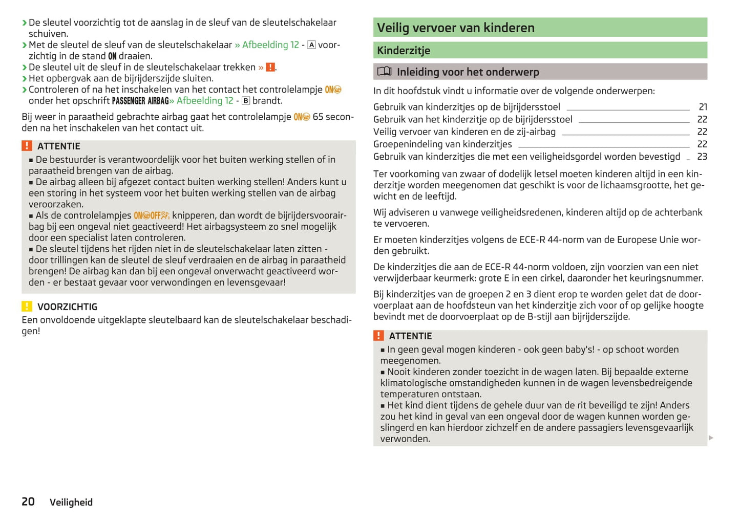 2017-2018 Skoda Fabia Owner's Manual | Dutch