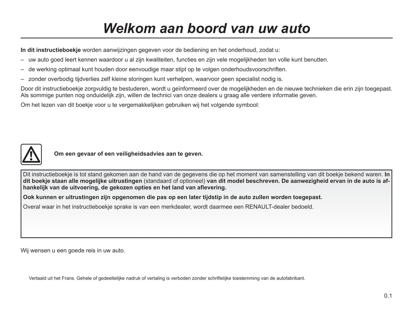 2015-2016 Renault Kadjar Owner's Manual | Dutch