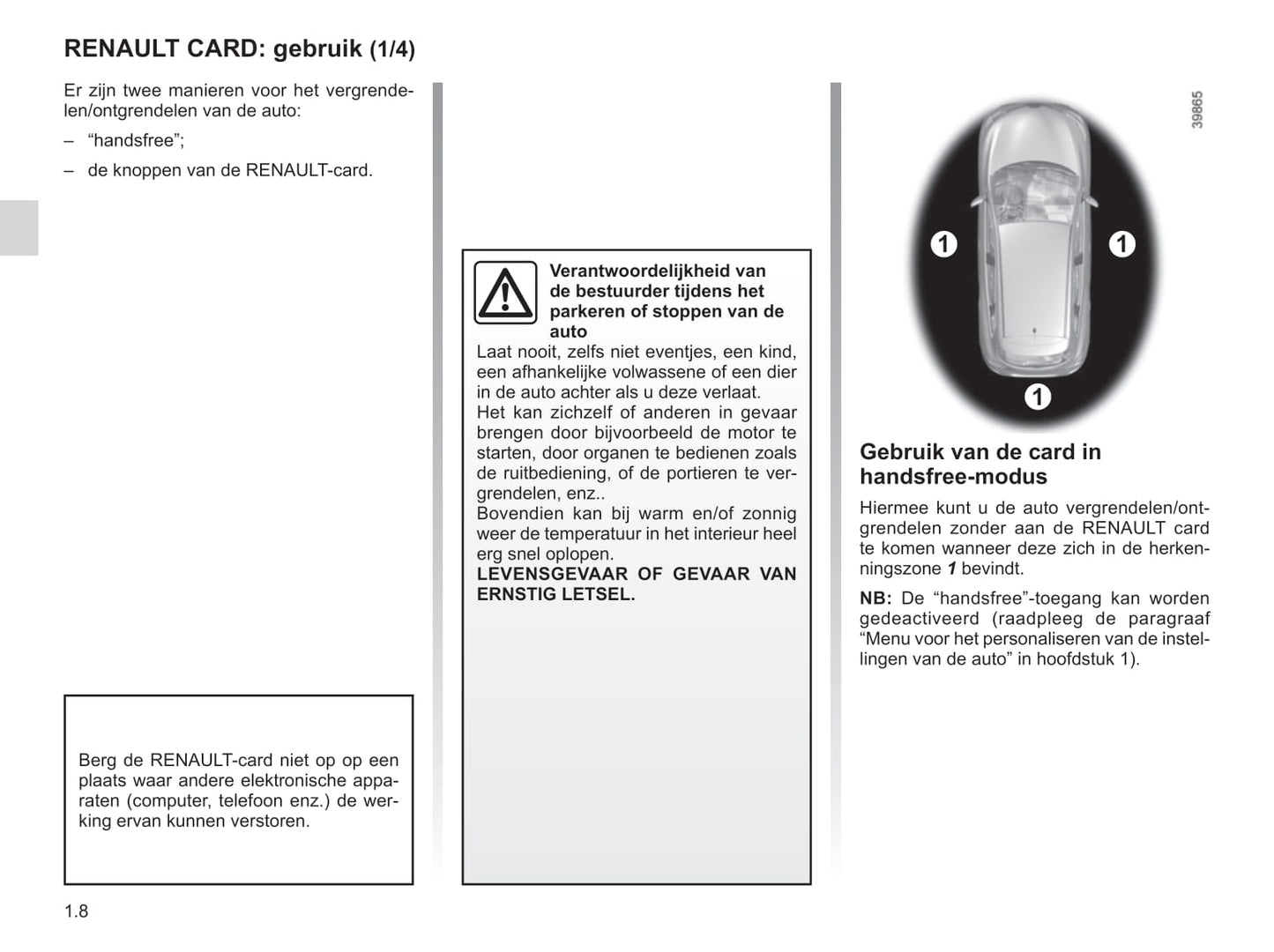 2015-2016 Renault Kadjar Owner's Manual | Dutch