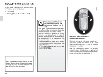 2015-2016 Renault Kadjar Owner's Manual | Dutch