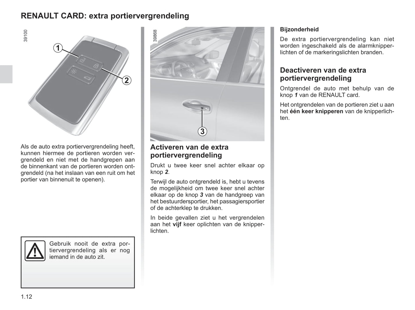 2015-2016 Renault Kadjar Owner's Manual | Dutch