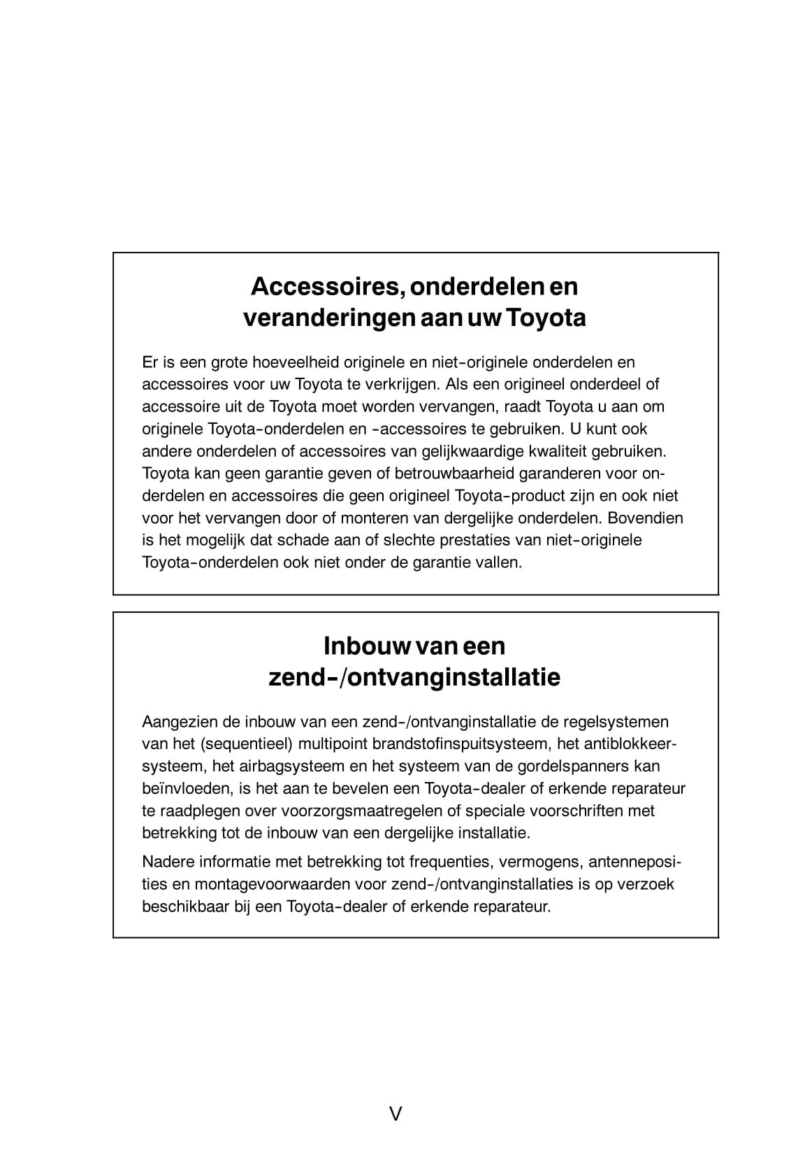 2011-2012 Toyota Yaris Owner's Manual | Dutch