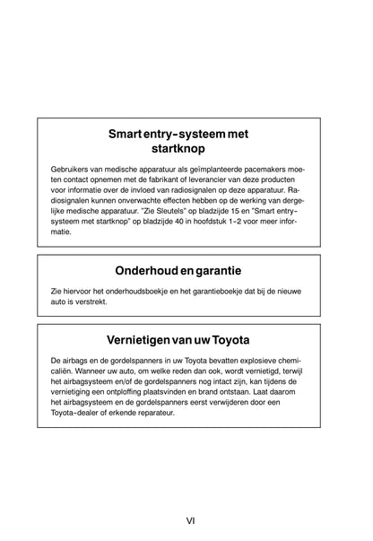 2011-2012 Toyota Yaris Owner's Manual | Dutch