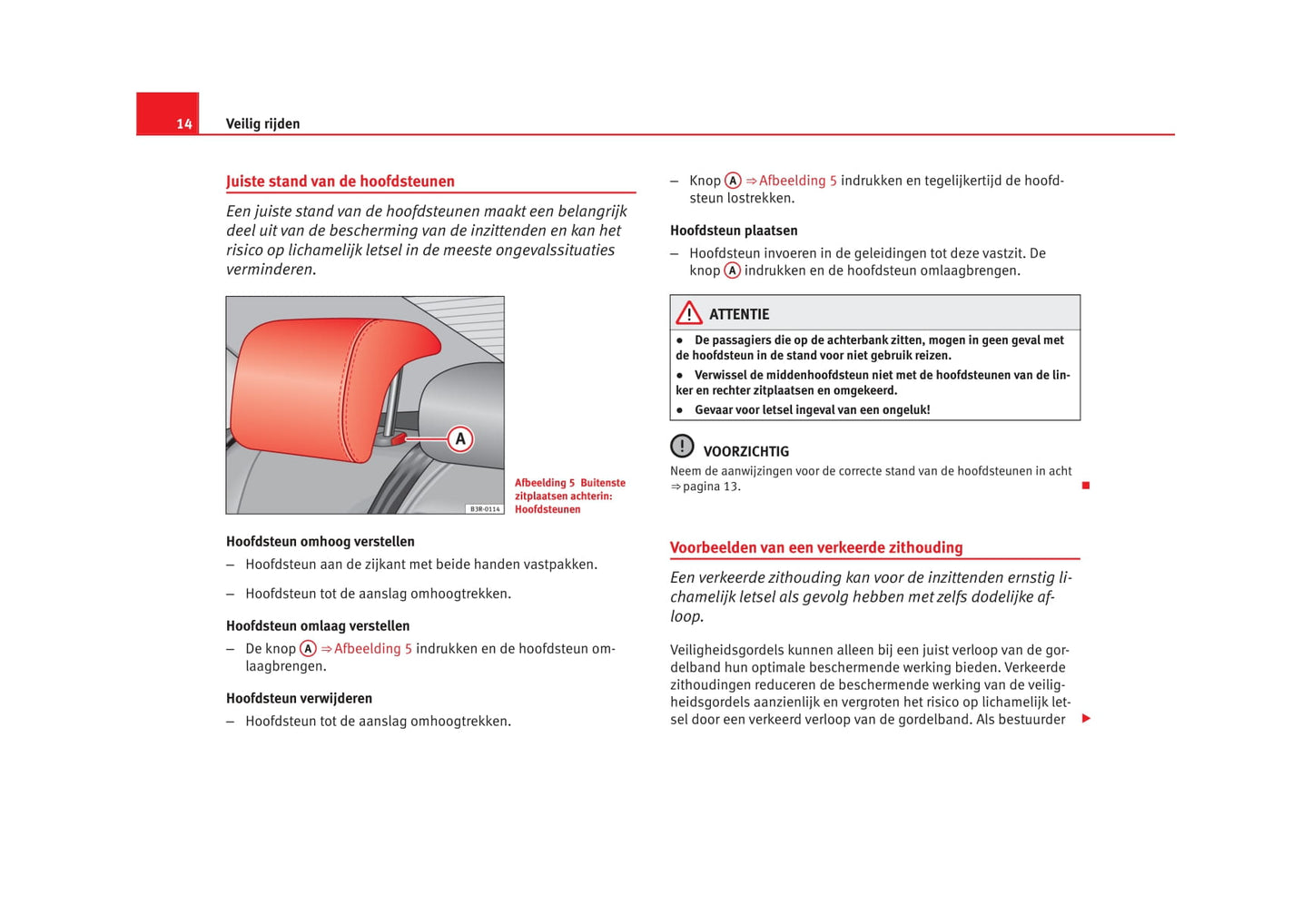 2012-2013 Seat Exeo Owner's Manual | Dutch