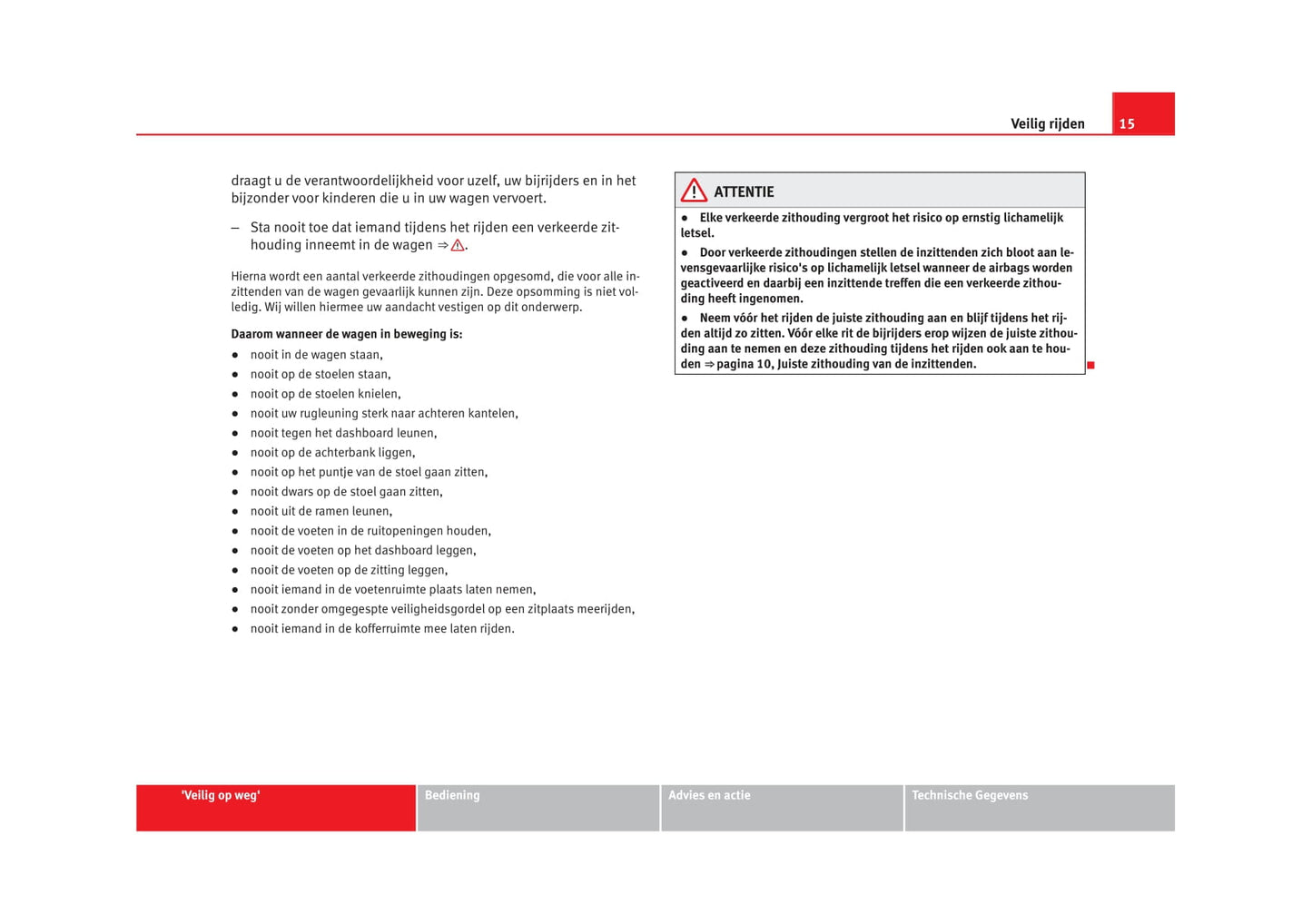 2012-2013 Seat Exeo Owner's Manual | Dutch