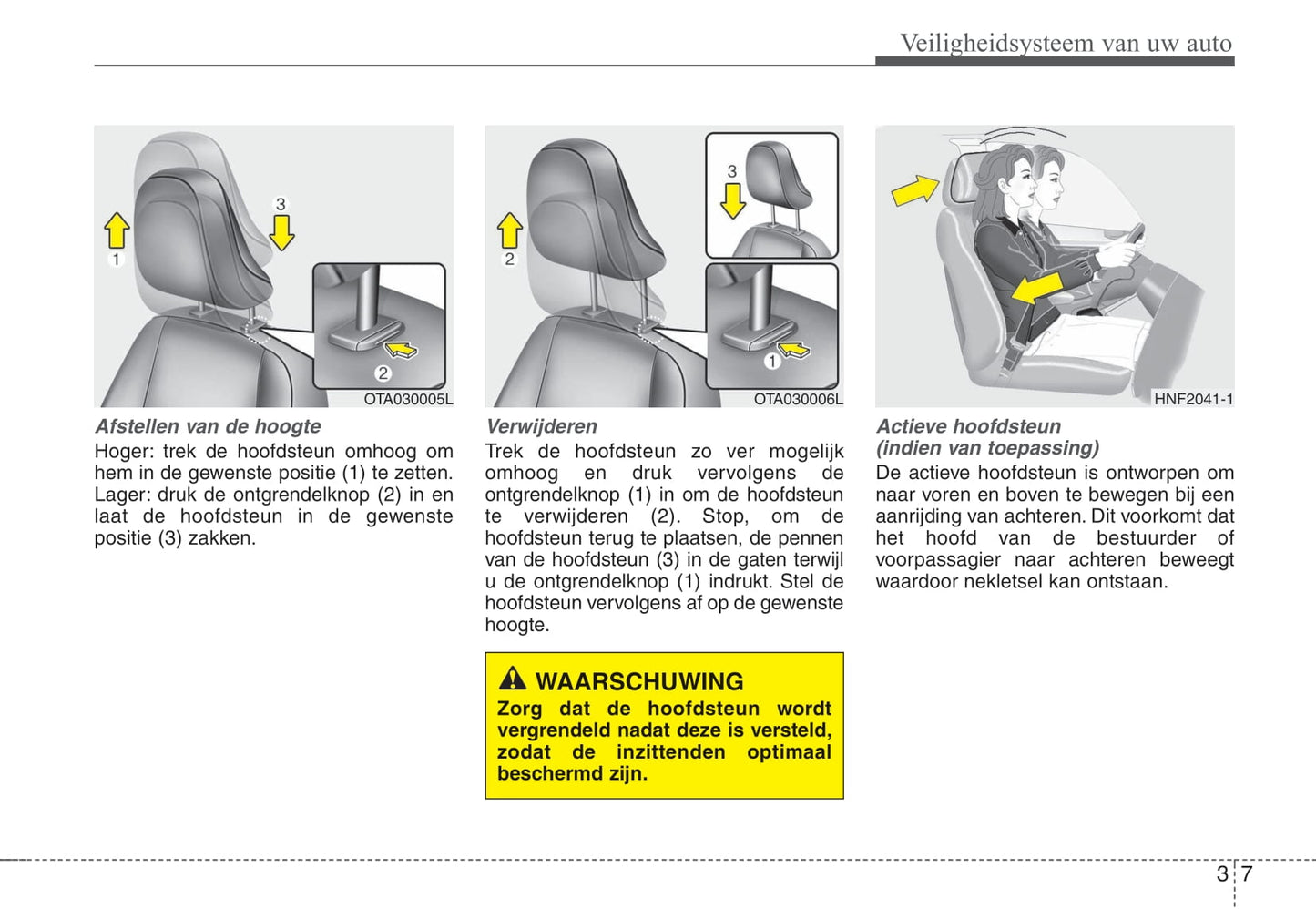 2011-2012 Kia Picanto Owner's Manual | Dutch