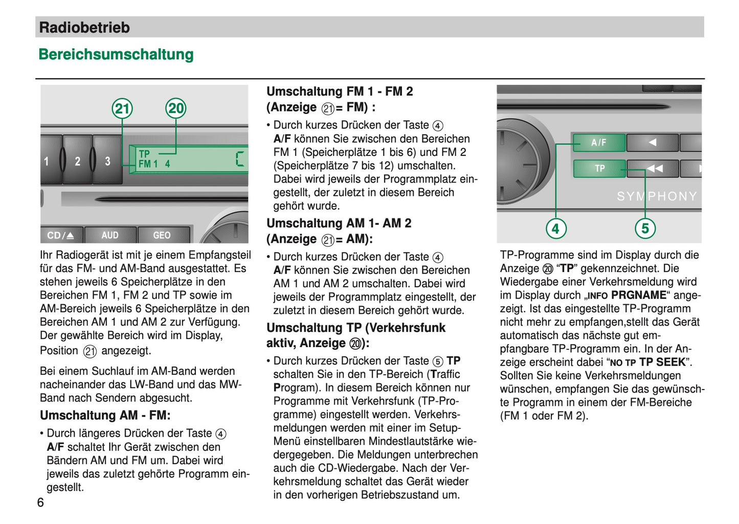 Skoda Autoradio Symphony CD Bedienungsanleitung 2005