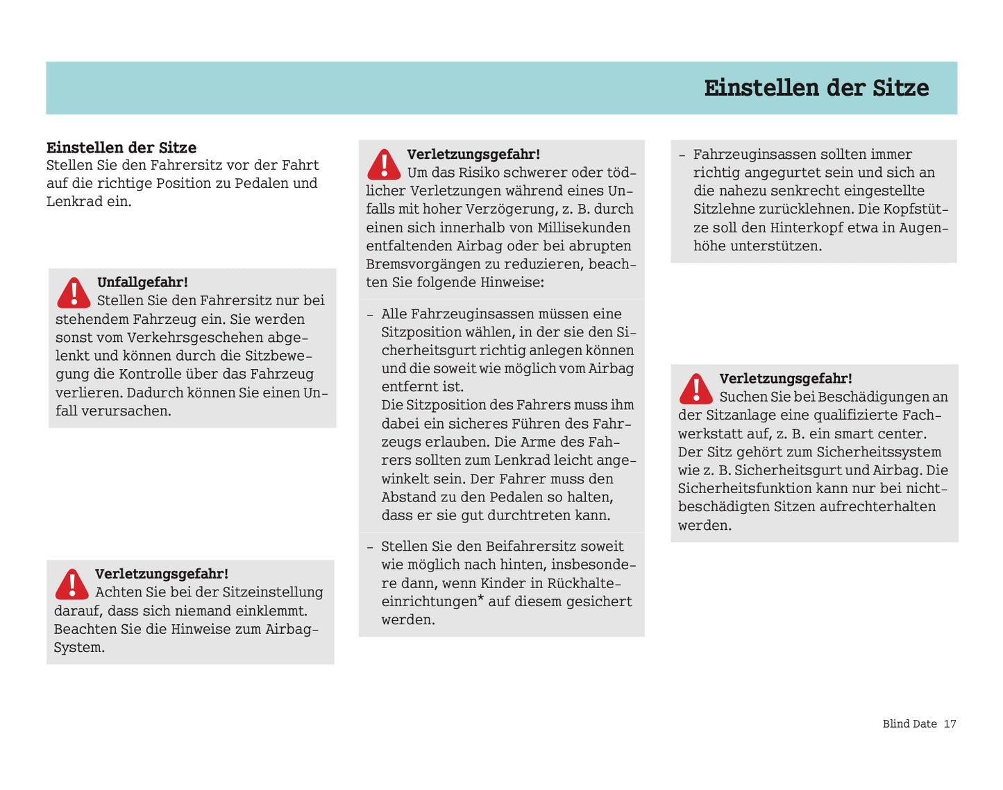 2004-2007 Smart Fortwo Owner's Manual | German