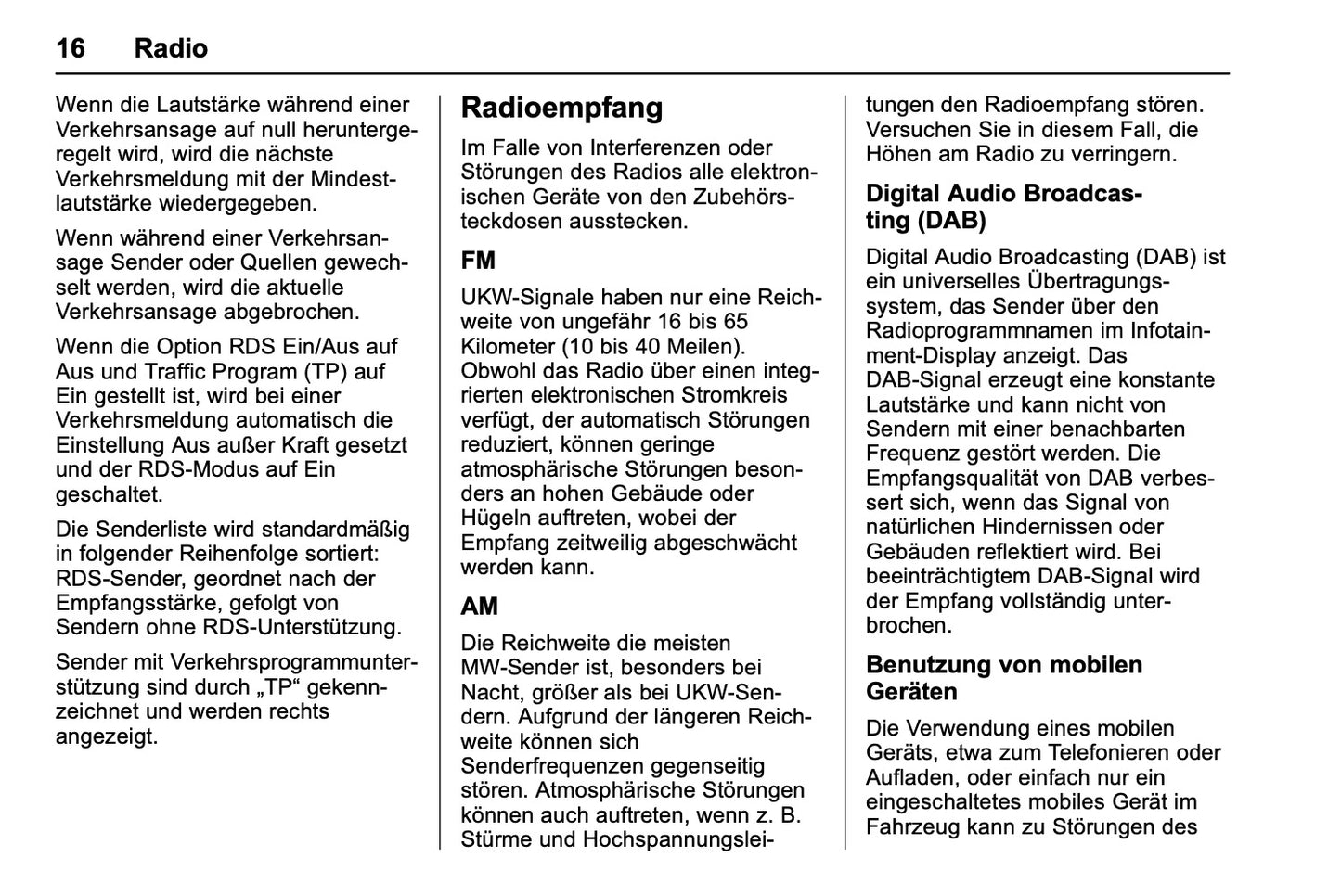 Chevrolet Corvette Infotainment Bedienungsanleitung 2018