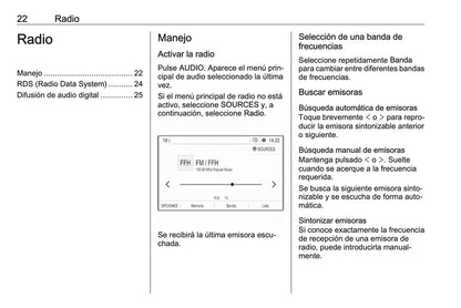 Opel Grandland X Manual de infoentretenimiento 2017 - 2020