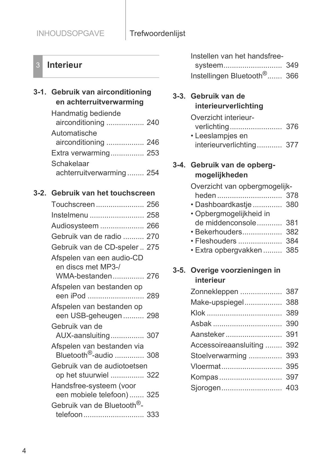 2011-2012 Toyota Hilux Owner's Manual | Dutch