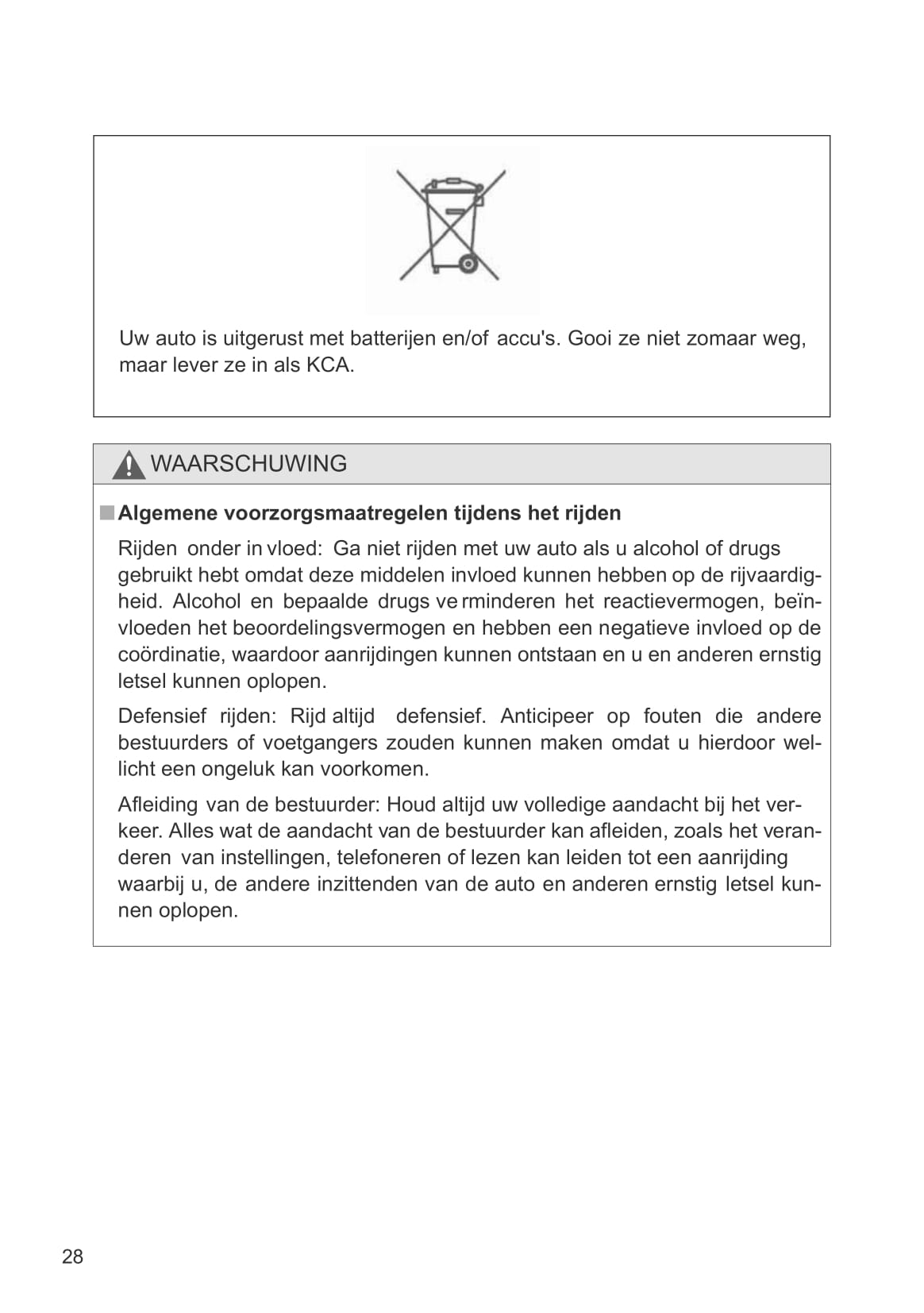 2011-2012 Toyota Hilux Owner's Manual | Dutch