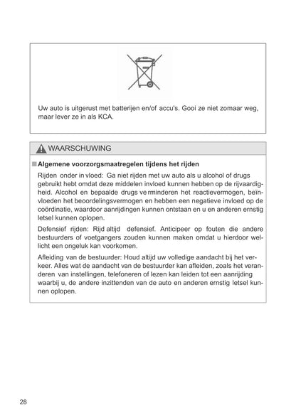 2011-2012 Toyota Hilux Owner's Manual | Dutch