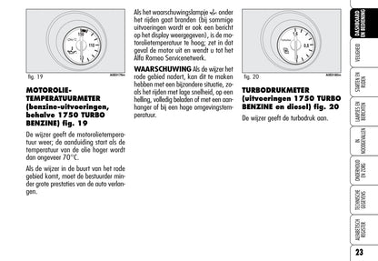 2005-2011 Alfa Romeo 159 Bedienungsanleitung | Niederländisch