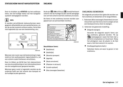 Infiniti InTouch Handleiding