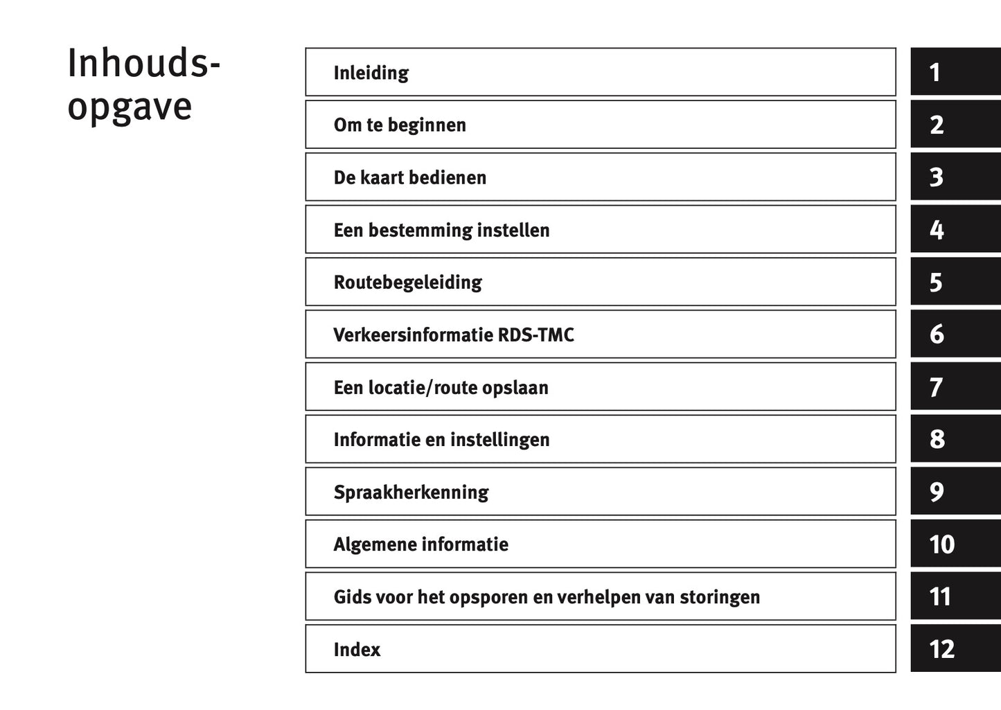 Infiniti InTouch Handleiding