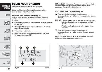 2012-2014 Fiat Ducato Manuel du propriétaire | Français