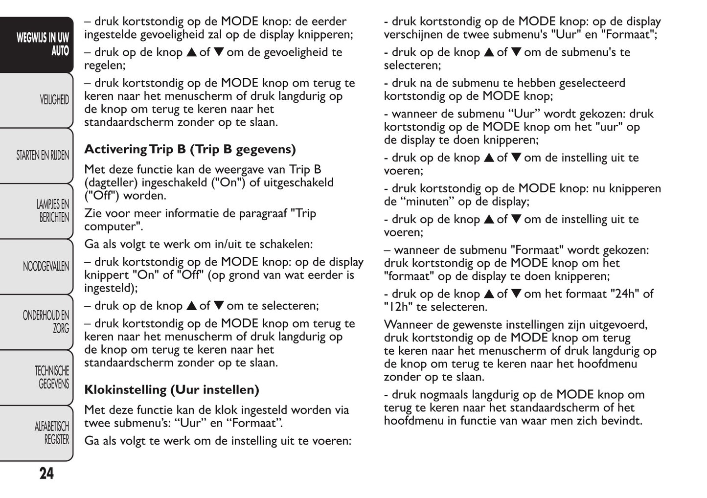 2013-2014 Fiat Ducato Euro 5 Gebruikershandleiding | Nederlands