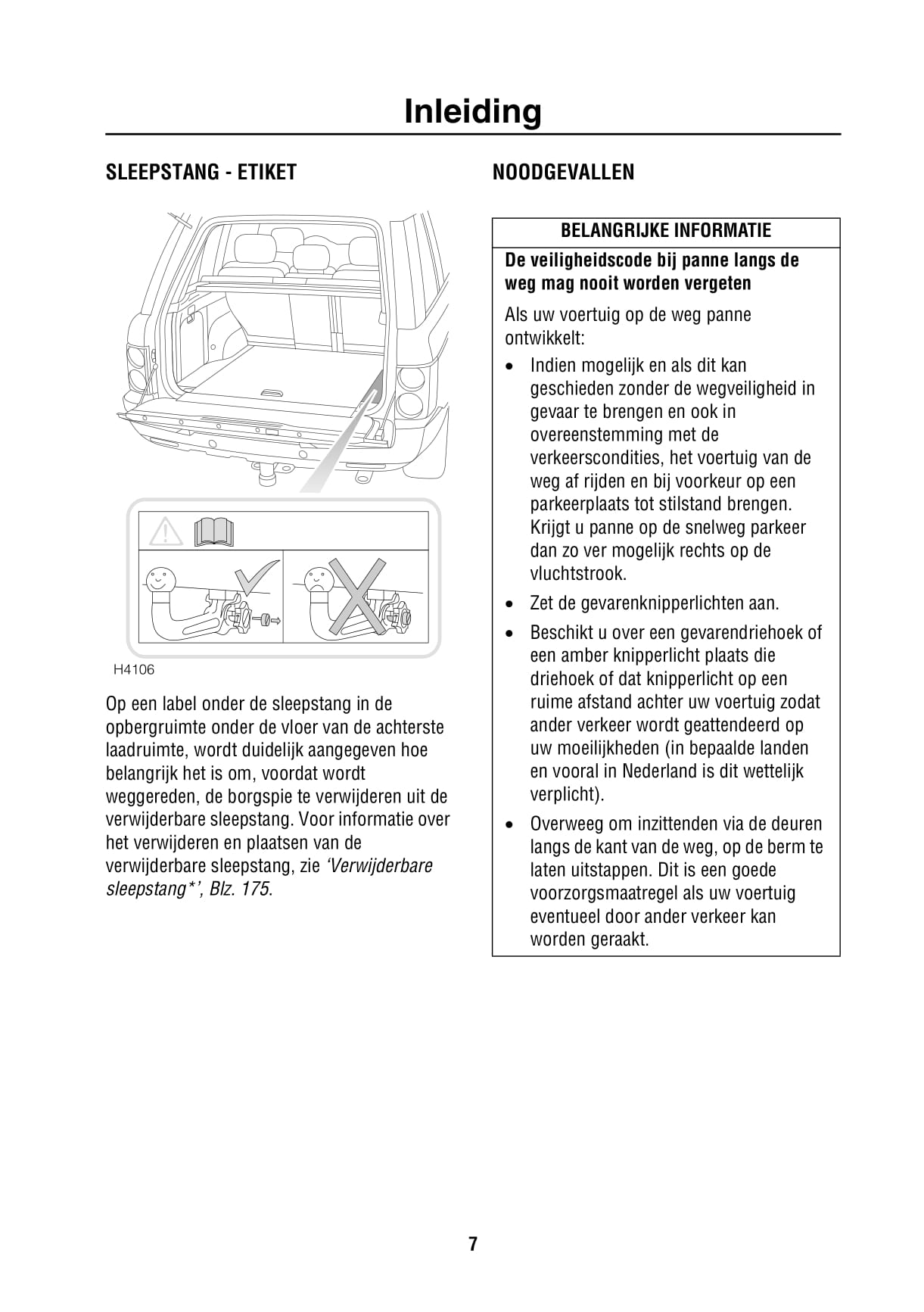 2002-2003 Land Rover Range Rover Owner's Manual | Dutch