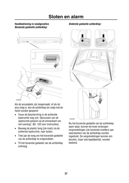 2002-2003 Land Rover Range Rover Owner's Manual | Dutch