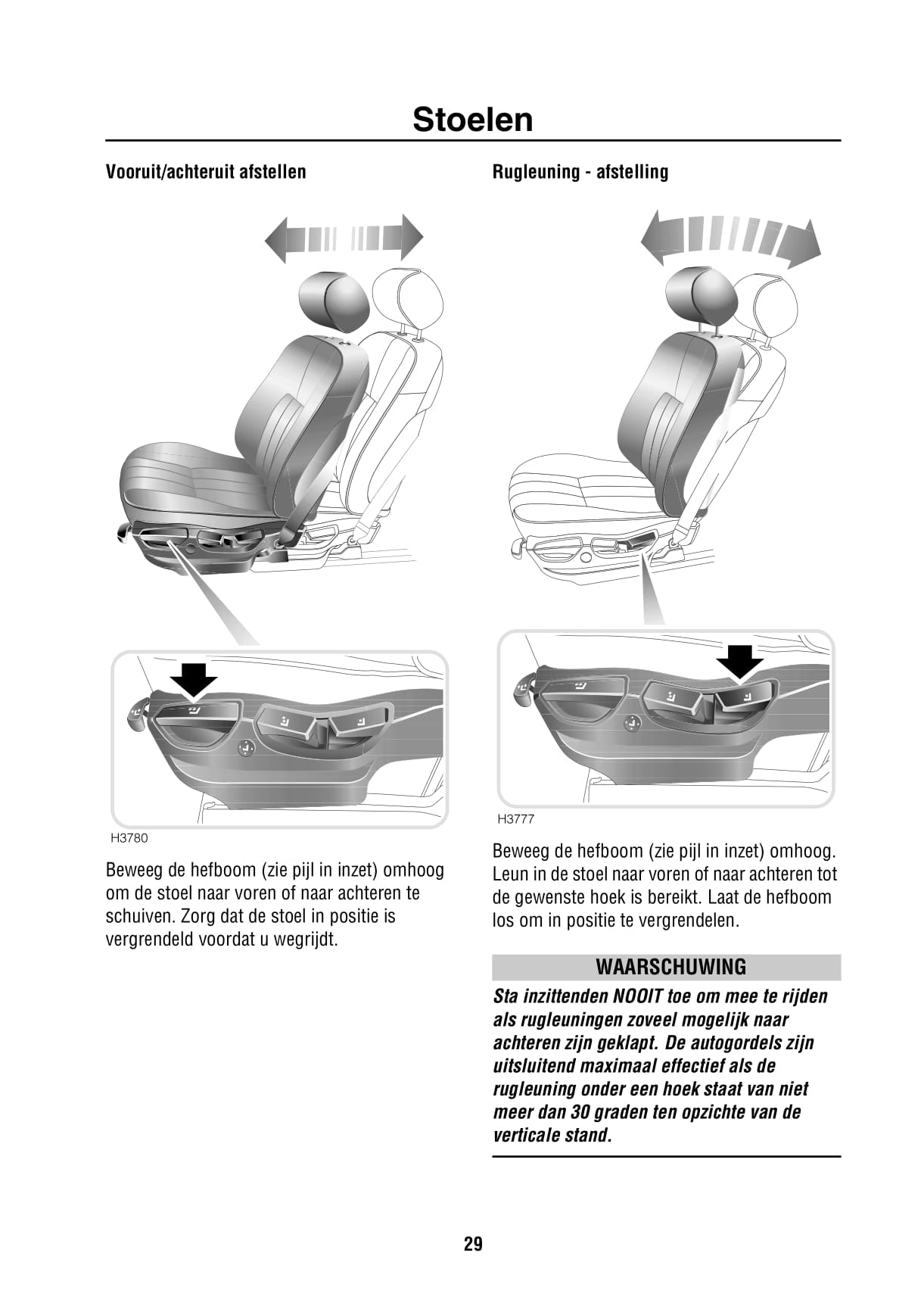 2002-2003 Land Rover Range Rover Owner's Manual | Dutch