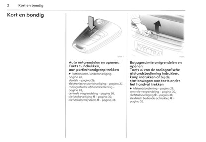 2005-2009 Opel Vectra Bedienungsanleitung | Niederländisch