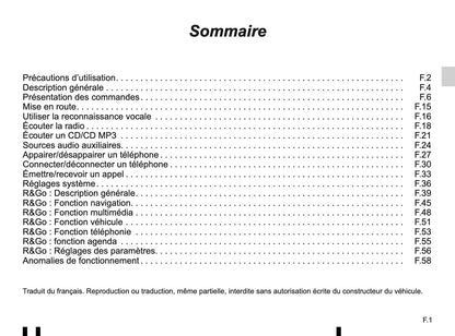 Renault Radio-Connect-R-GO Owner's Manual 2014 - 2018