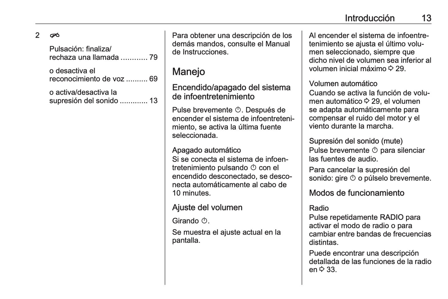 Opel Astra Manual de infoentretenimiento 2015 - 2019