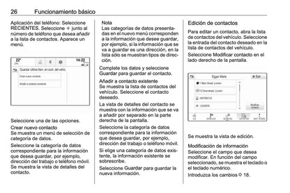 Opel Astra Manual de infoentretenimiento 2015 - 2019