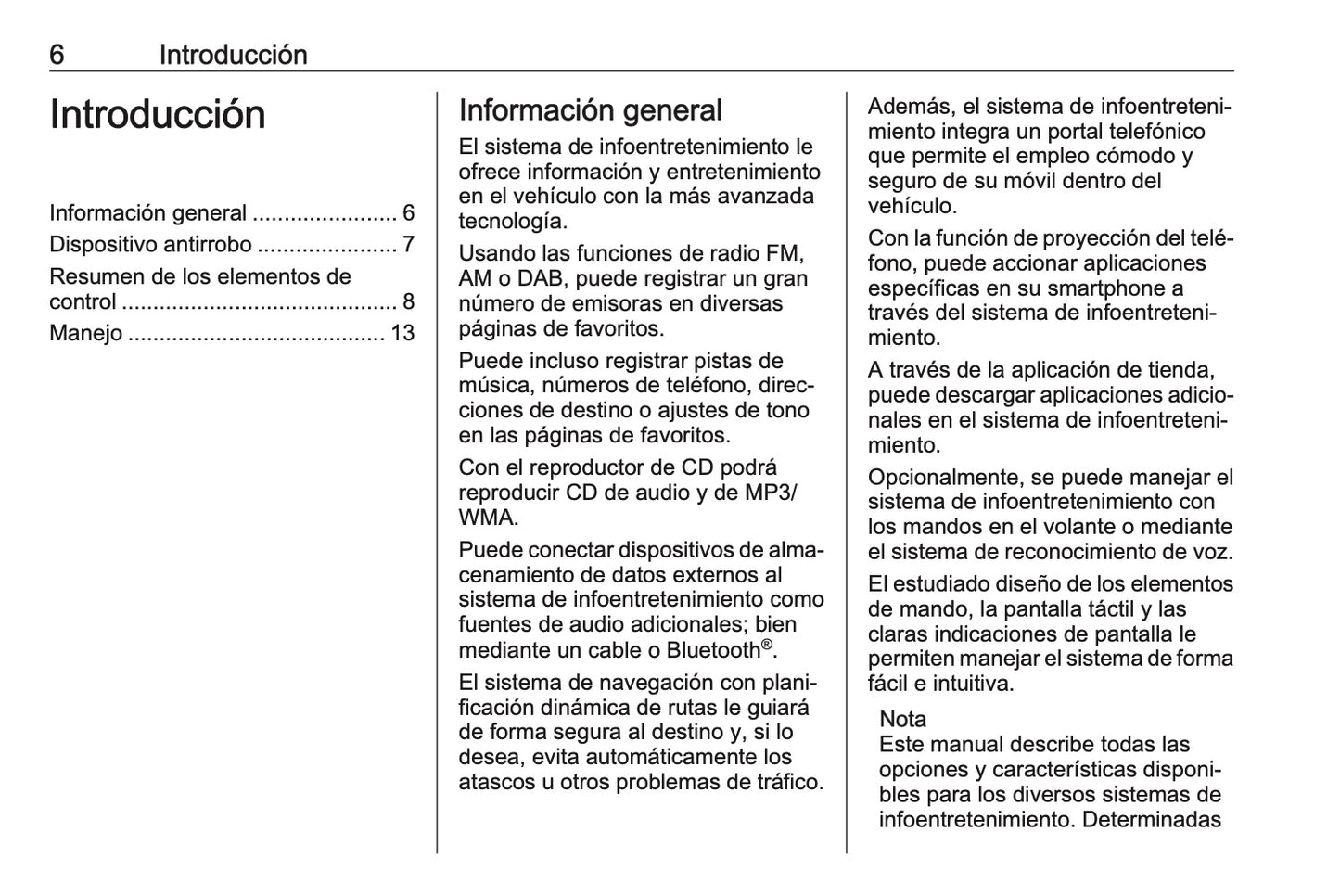 Opel Astra Manual de infoentretenimiento 2015 - 2019