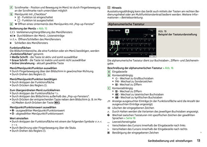 Skoda Columbus, Amundsen Und Bolero Infotainment Bedienungsanleitung 2016