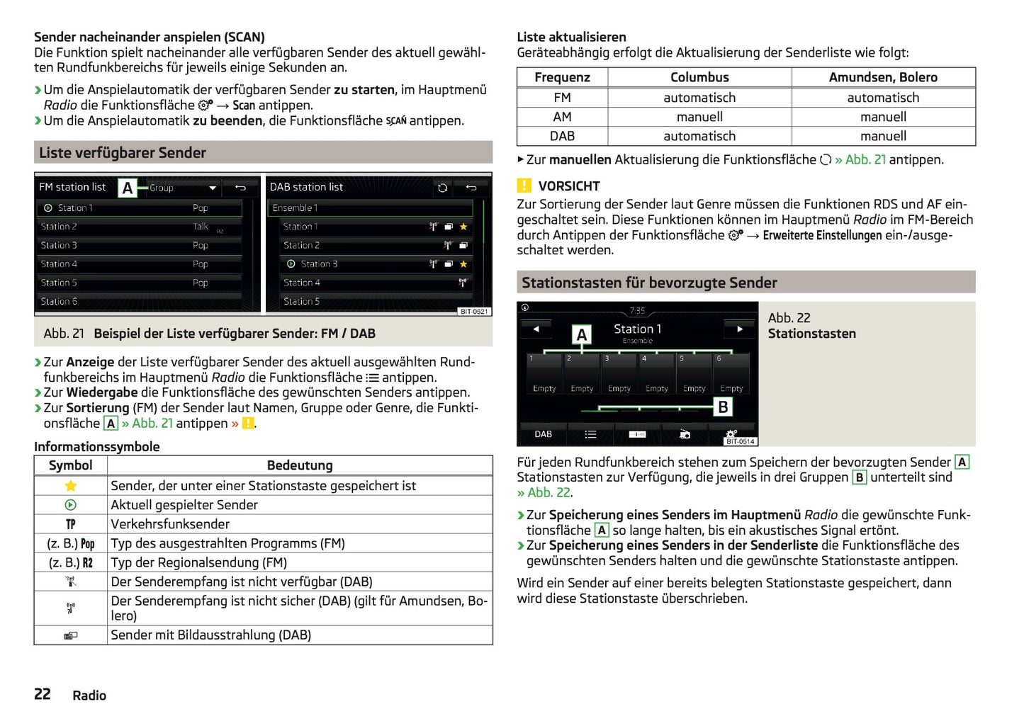 Skoda Columbus, Amundsen Und Bolero Infotainment Bedienungsanleitung 2016