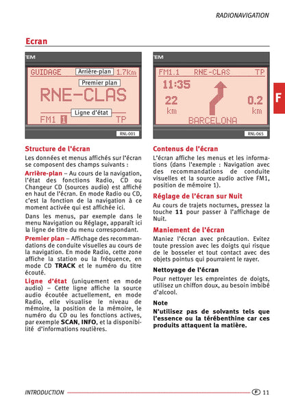 Seat Radio-Navigation Guide d'instructions