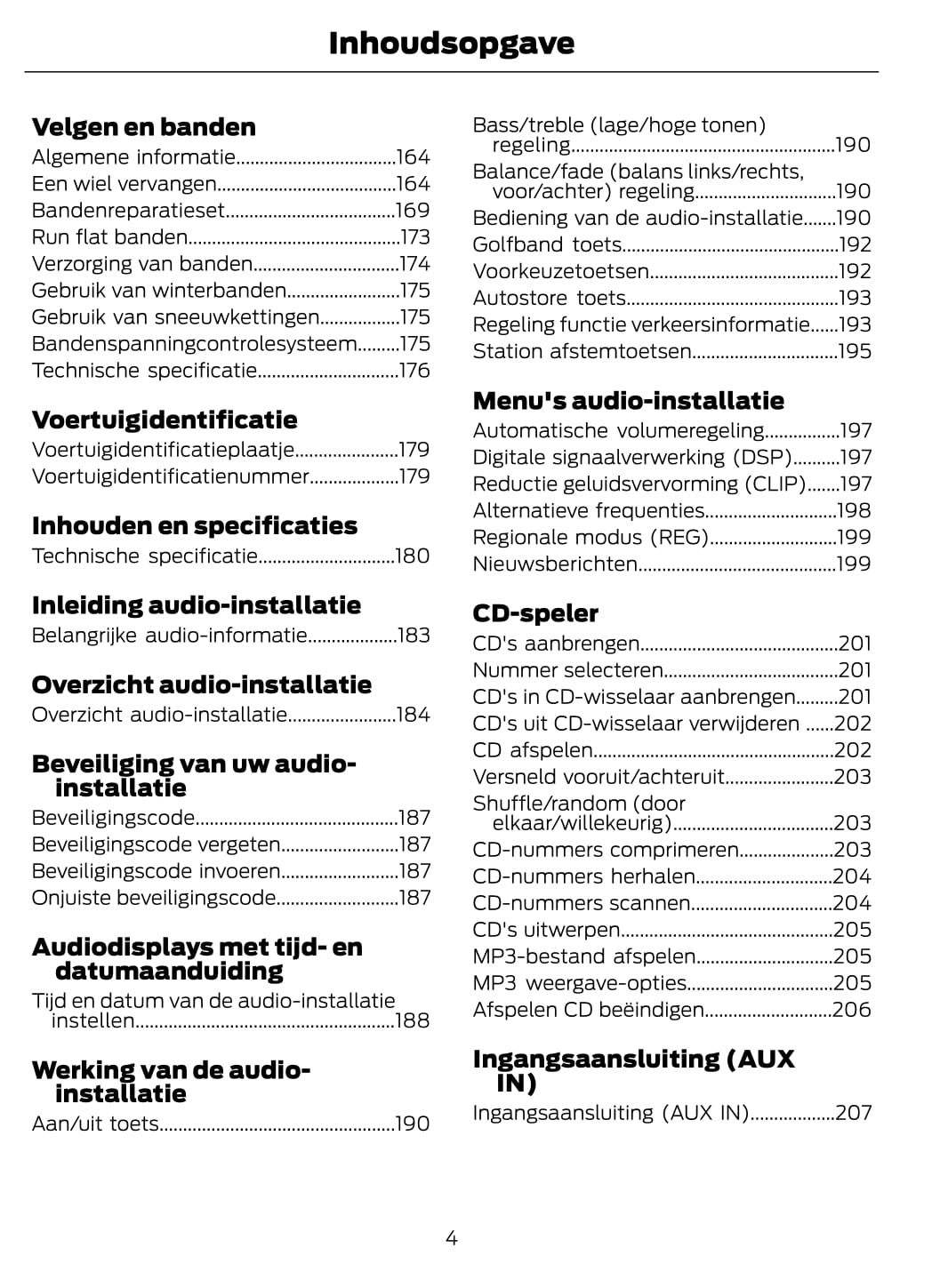 2011-2013 Ford Kuga Owner's Manual | Dutch