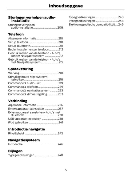 2011-2013 Ford Kuga Owner's Manual | Dutch