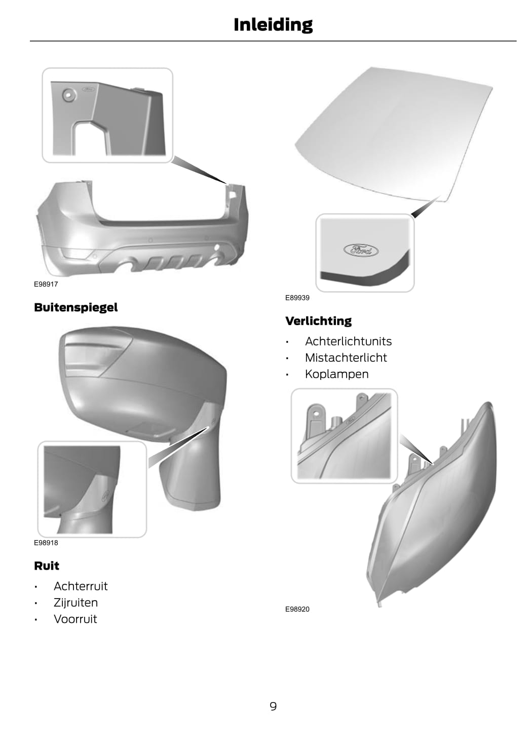 2011-2013 Ford Kuga Owner's Manual | Dutch