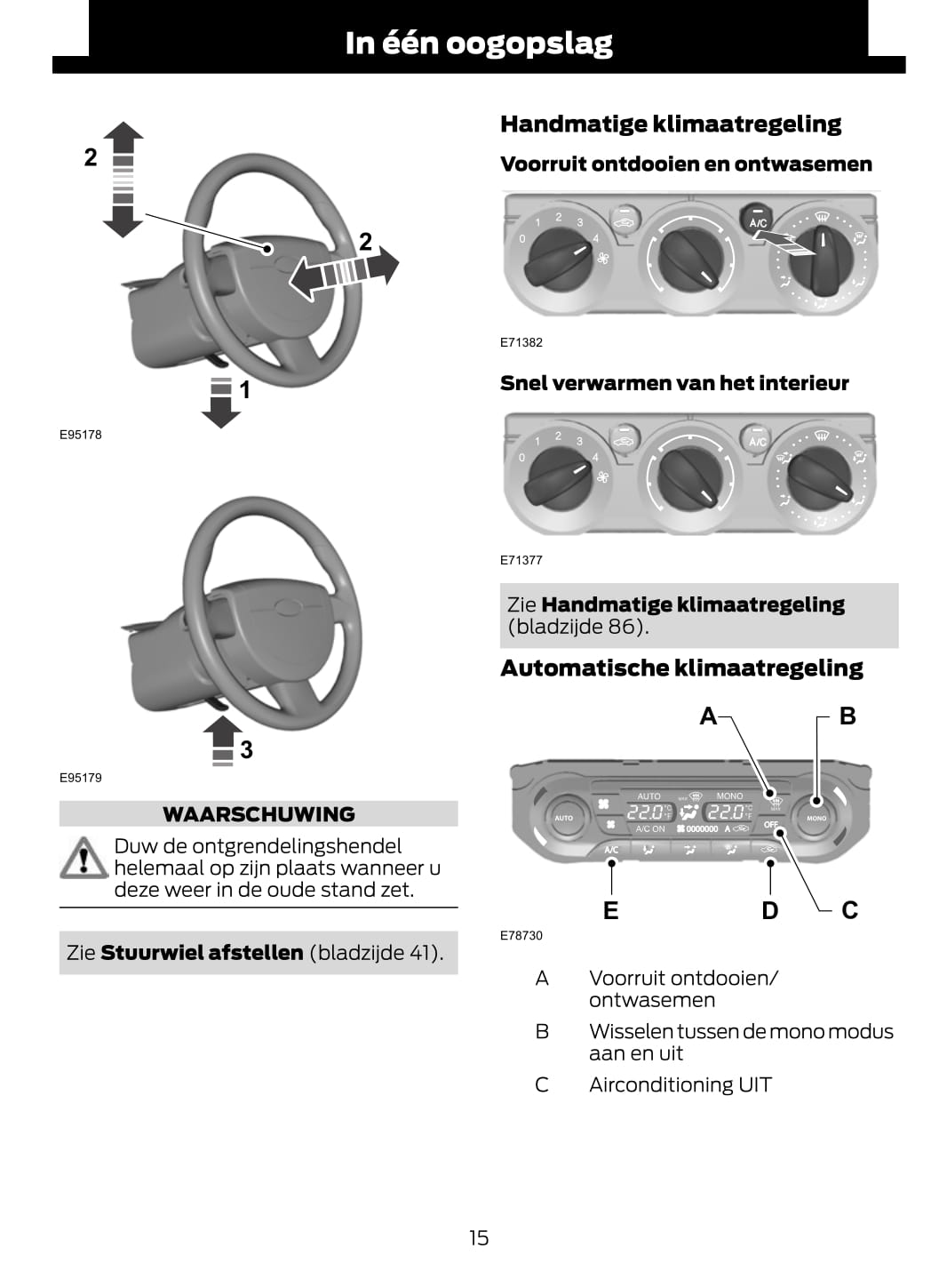 2011-2013 Ford Kuga Owner's Manual | Dutch