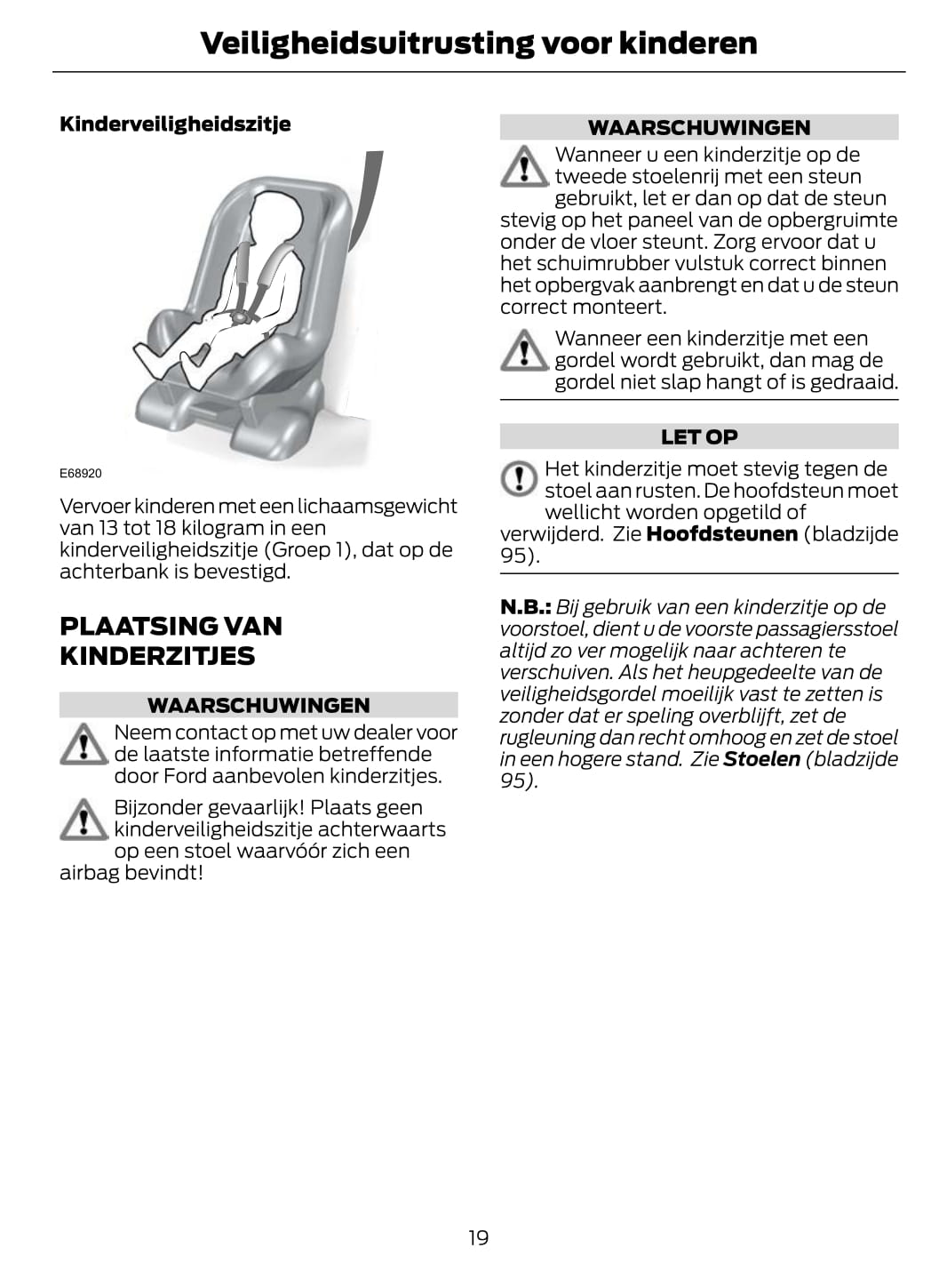 2011-2013 Ford Kuga Owner's Manual | Dutch