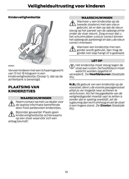 2011-2013 Ford Kuga Owner's Manual | Dutch