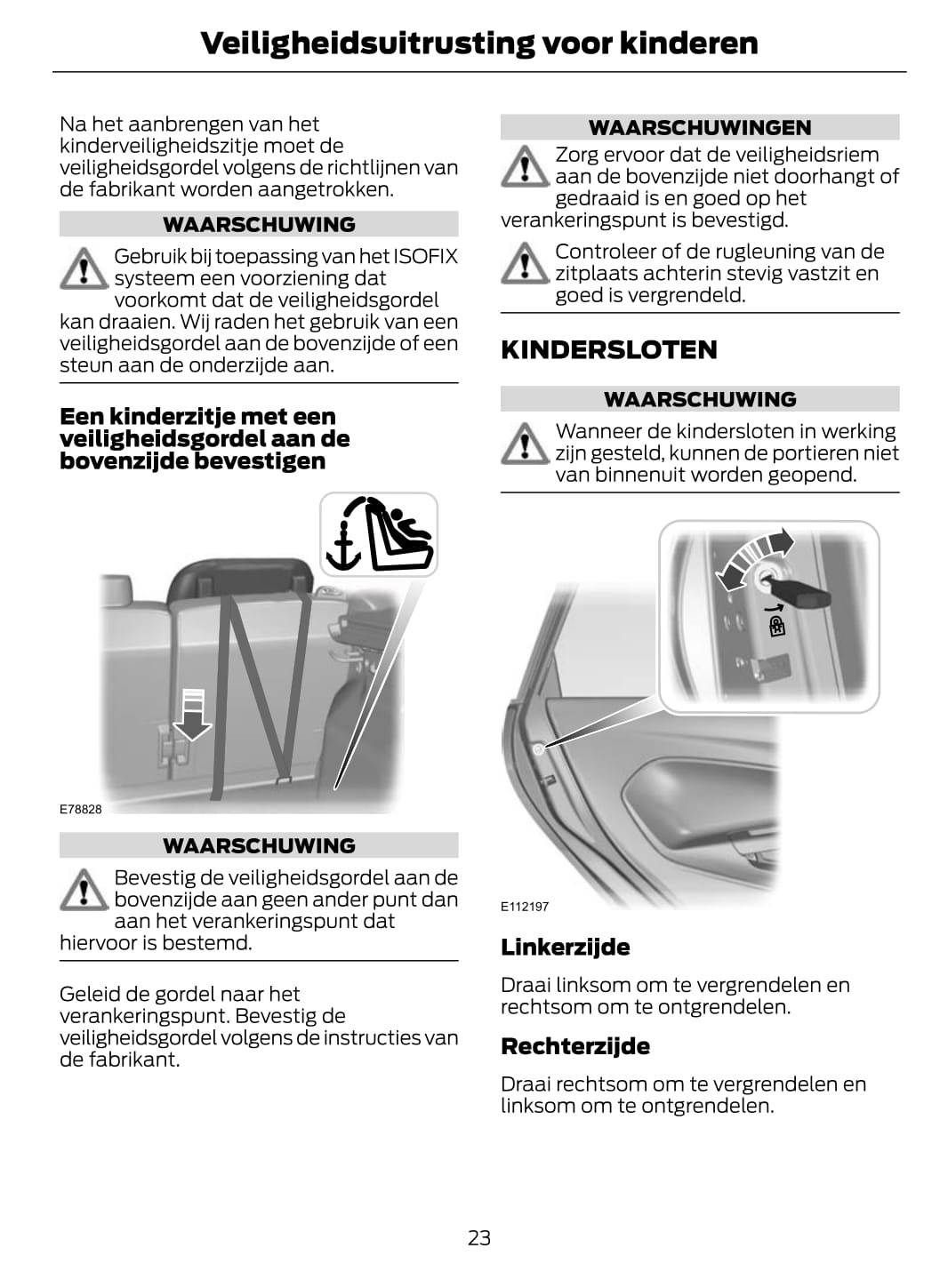 2011-2013 Ford Kuga Owner's Manual | Dutch